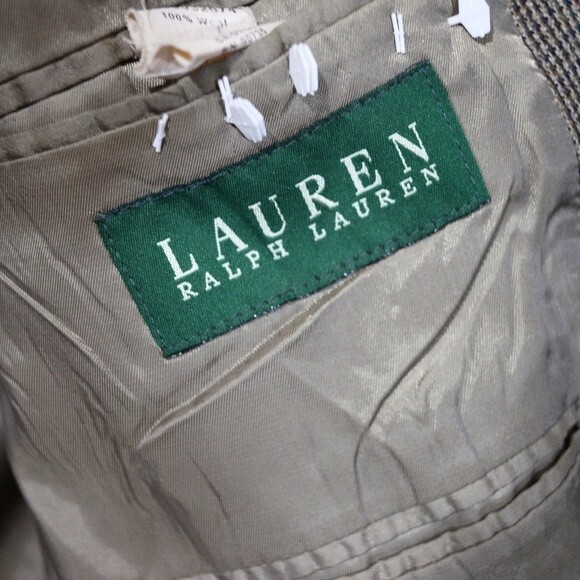 Lauren Ralph Lauren Lord & Taylor Wool Tweed Sport Coat 100& Wool 48R - Picture 15 of 15